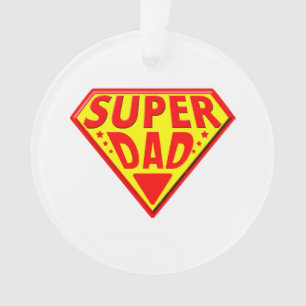 Ornamento Super Pai - Feliz Dia dos Pais