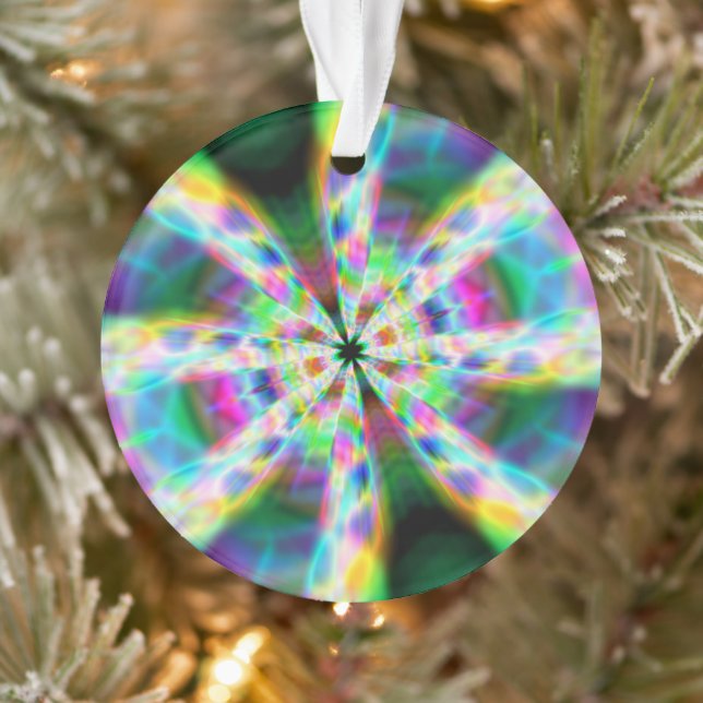 Ornamento Super Rainbow Zoom Hallway (Árvore)