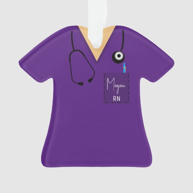 Ornamento Superior da Escrupula - Roxo com pele cl (Frente)