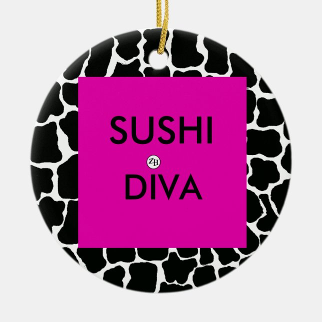 Ornamento Sushi Diva de Zan Hanhof (Frente)