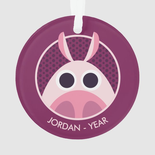 Ornamento Suspeitoso o porco (Verso)