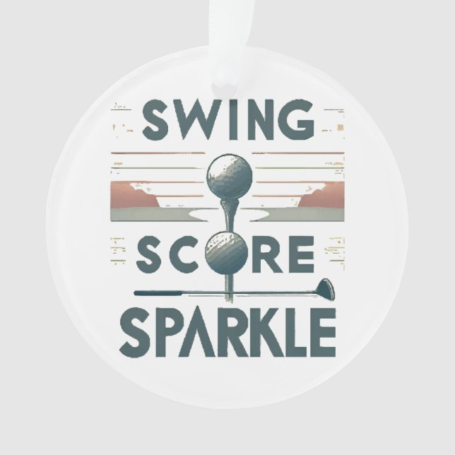Ornamento Swing, Score, Sparkle (Frente)