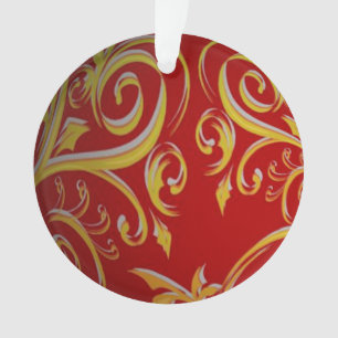 Ornamento Swirl de Natal 3D