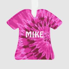 Ornamento T-Shirt Tie Dye Magenta