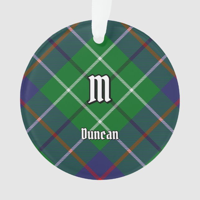 Ornamento Tartan do Clã Duncan (Frente)