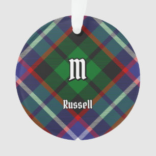 Ornamento Tartan do Clã Russell