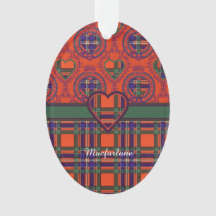 Ornamento Tartan do Scottish da xadrez do clã de Macfarlane
