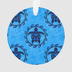 Ornamento Tartaruga maori tribal de Sun