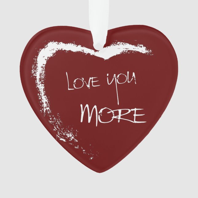 Ornamento Te amo mais (Frente)