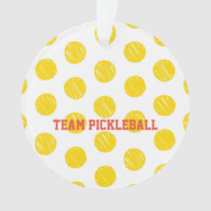 Ornamento TEAM PICKLEBALL Moderno Esportes Balls