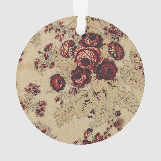 Ornamento Tecido francês Vintage (Verso)