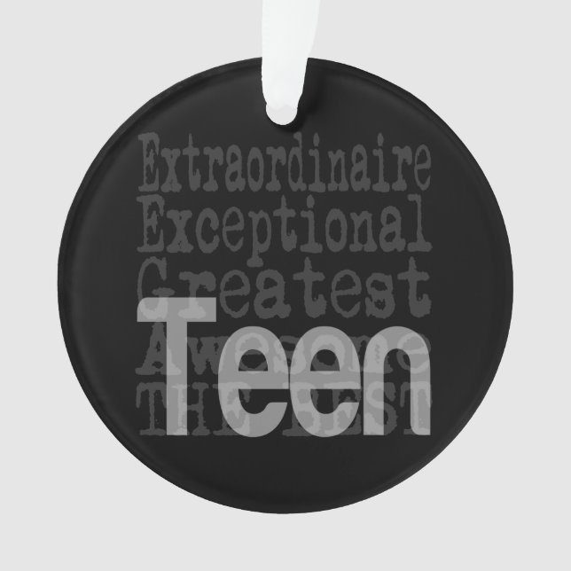 Ornamento Teen Extraordinaire (Frente)