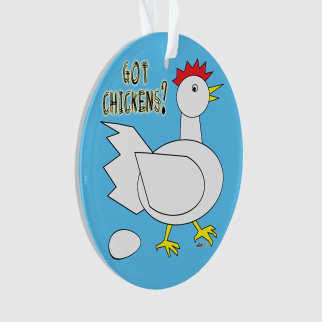 Ornamento Tem frango? (Frente)