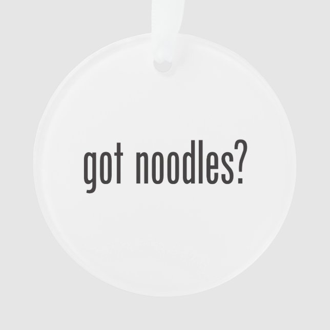 Ornamento tem macarrão (Frente)