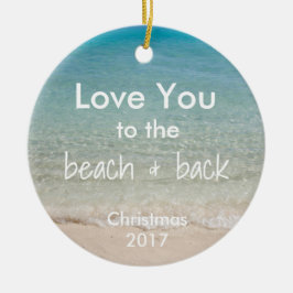 Ornamento temático da praia com citações