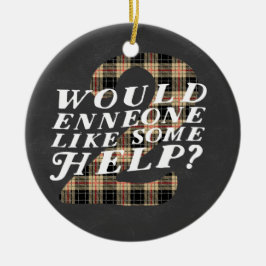 Ornamento temático do Natal de Enneagram 2