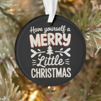 Ornamento Tenha Um Natal Muito Feliz