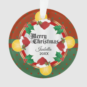 Ornamento Tênis de Natal Design DIY Nome