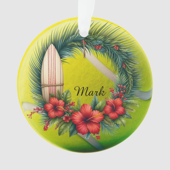 Ornamento Tênis Natal temático (Frente)