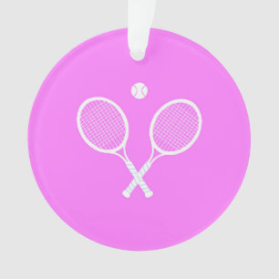 Ornamento Tênis Rackets e Ball