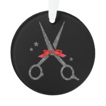 Tesoura com brilho - Penteado estilista Natal