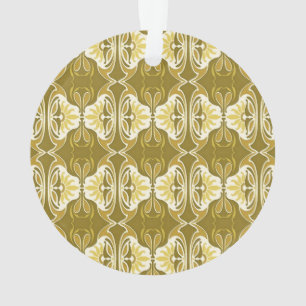 Ornamento Teste padrão do papel de parede do art deco - our