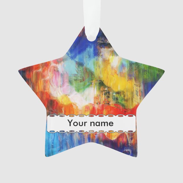 Ornamento Textura colorida (Frente)