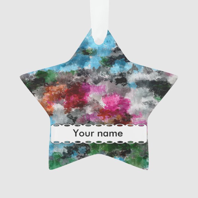 Ornamento Textura colorida (Frente)