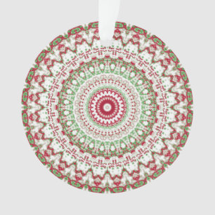 Ornamento Tie Dye Natal Mandala