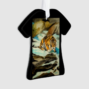 Ornamento Tigre da aguarela