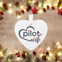 Tipografia de esposa piloto e avião simples, minim