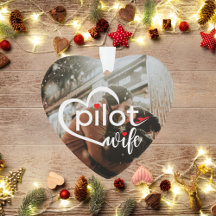 Tipografia de Esposa Piloto Heart & Airplane, Foto