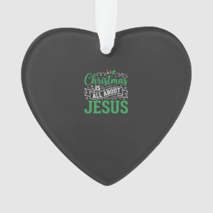 Ornamento Tipografia Natal é Tudo Sobre Jesus