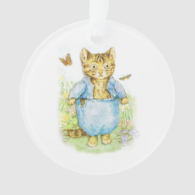 Ornamento Tom Kitten in his Blue Suit by Beatrix Potter (Frente)