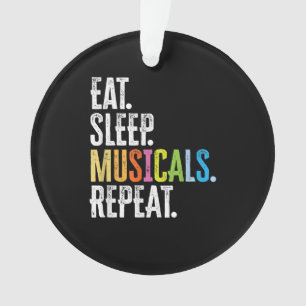 Ornamento Tome Sleep Musicals Repetite Ator Cantor Atriz