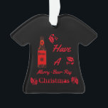 Ornamento Tome Uma Feliz De Cerveja Rey Christmas Bottle<br><div class="desc">Tome uma Feliz de cerveja-cervejeira,  uma garrafa vermelha de Natal - Excelente para o amante da cerveja na hora de Natal!</div>