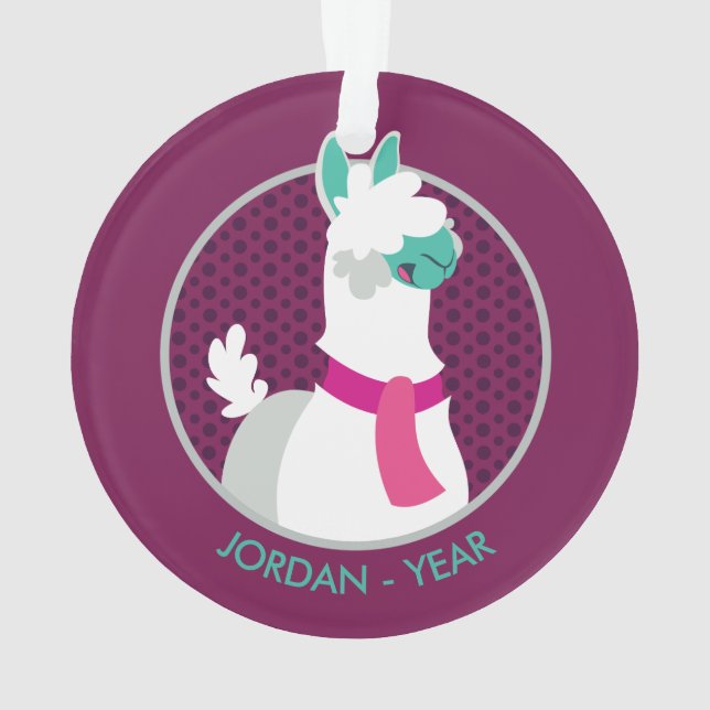 Ornamento Tommy o lama (Verso)