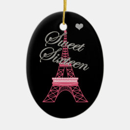 Ornamento Torre Eiffel Personalizado 16 Paris