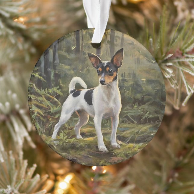 Ornamento Toy Fox Terrier (Árvore)