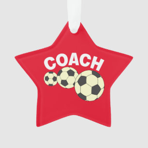 Ornamento Treinador 3 Soccer Balls