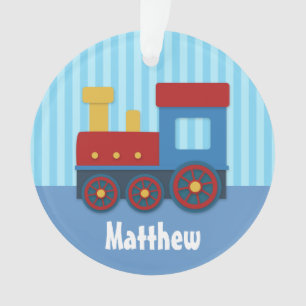 Ornamento Trem bonito e colorido para meninos