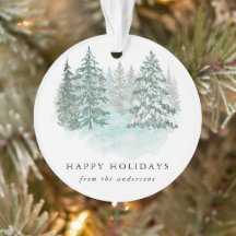 Trendy Greenery Elegant Winter Holiday Party