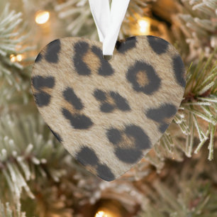 Ornamento Trendy na moda-leopardo padrão-impressão