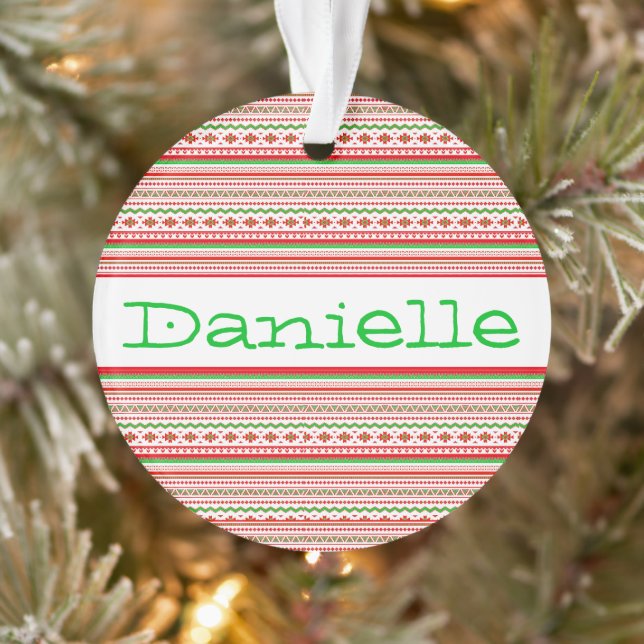 Ornamento Tribal pattern personalized ornament (Árvore)