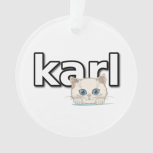 Ornamento Tributo a Karl Lagerfeld