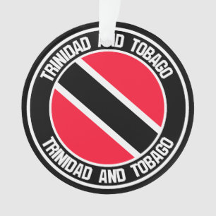 Ornamento Trinidad e Tobago Round Emblem