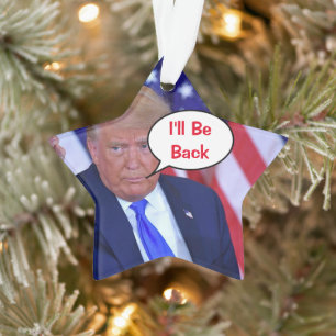 Ornamento Trump 2024 Eu voltarei