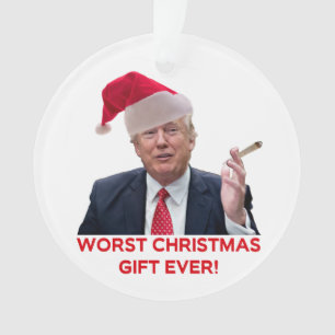 Ornamento Trump, o pior presente de Natal de sempre!