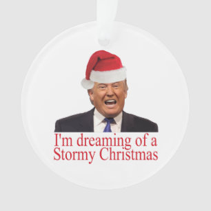 Ornamento Trump, Sonhando com um Natal de Tempestade