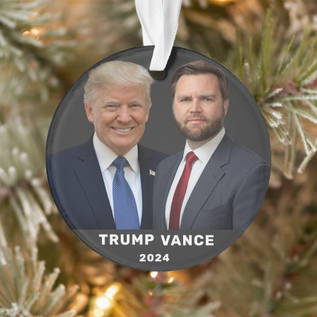 Ornamento Trump Vance 2024 (Árvore)